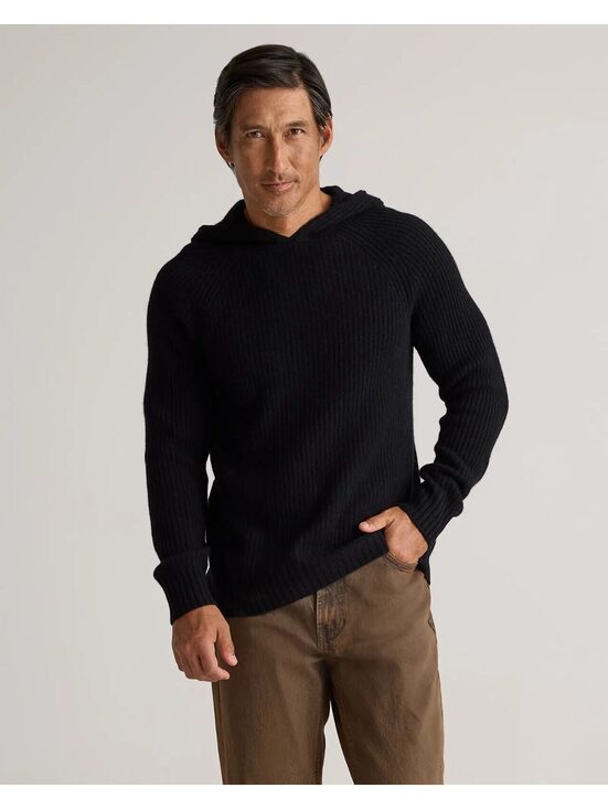 Quince Other - NWT Quince Men's Mongolian Cashmere Fisherman Pullover Hoodie Large